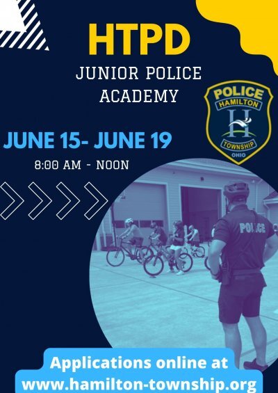 HTPD Junior Police Academy flyer